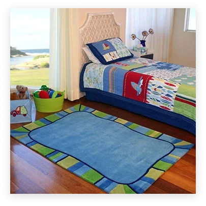 cozy bedroom featuring a colorful quilted bedspread